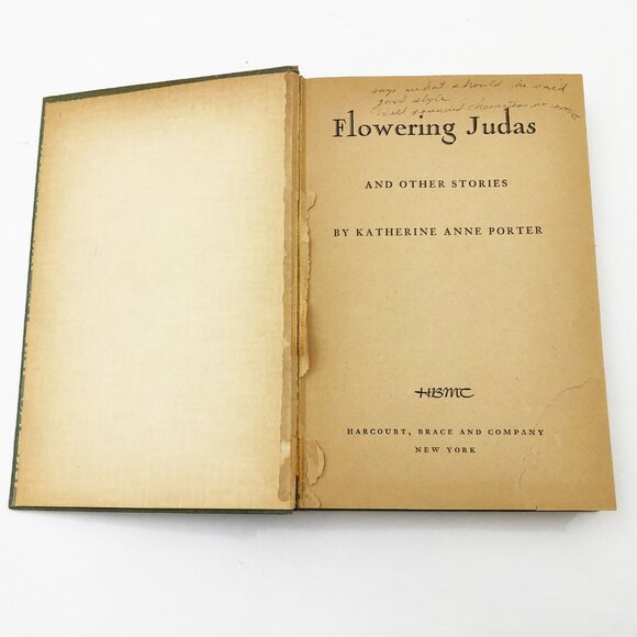 HBMC Flowering Judas and Other Stories HB Katherine A Porter First Edition 1935 - Picture 6 of 11